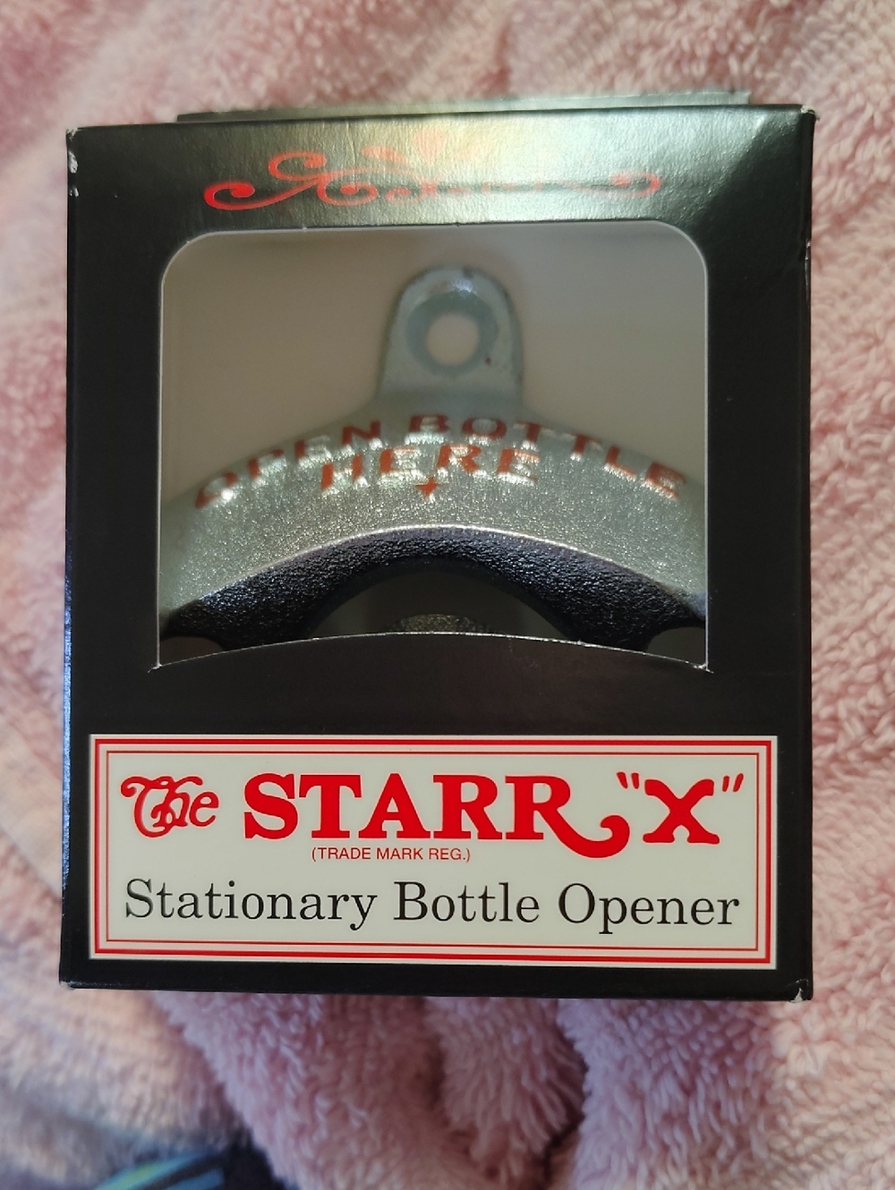 The Starr 'X' Stationary Bottle Opener - Silver